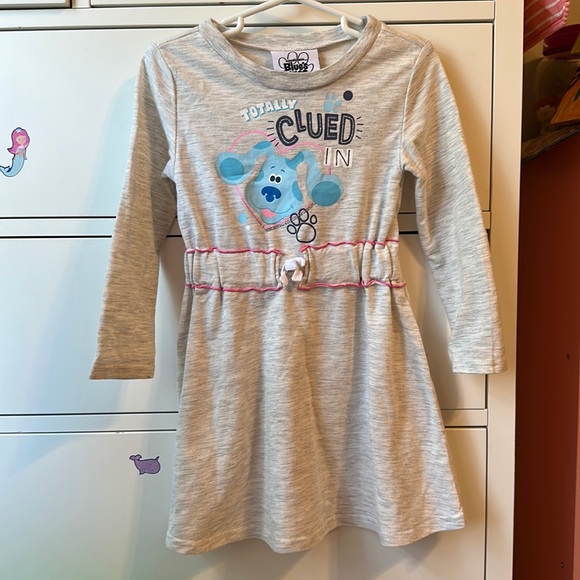 Nickelodeon Blue’s Clues And You “Totally Clued In” Girls cozy Dress Size 4T - Picture 1 of 6